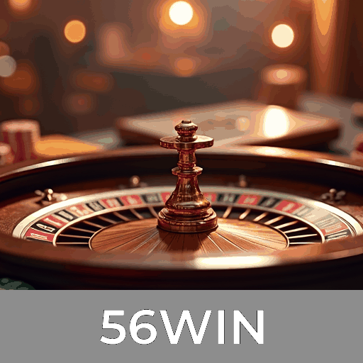 56WIN: Caça-Níqueis com Jackpot, Jogos de Mesa Estratégicos, Dealer ao Vivo Imersivo